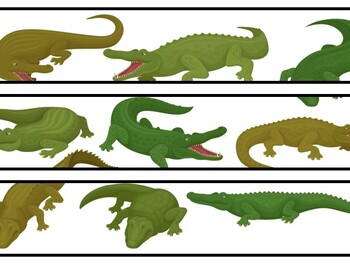 Crocodile Bulletin Board Decor Kit, Crocodile Letters