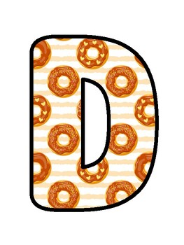 DONUT YOU KNOW THESE LANDFORMS?, Donut Bulletin Board Decor