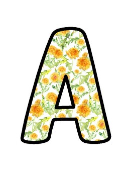 Dandelions Bulletin Board Décor Kit, Dandelions Letters