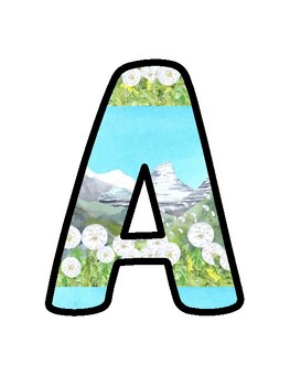 Dandelions Bulletin Board Décor Kit, Dandelions Letters