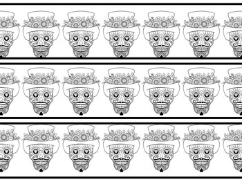 Day Of The Dead Bulletin Board Decor Kit, Day Of The Dead Letters