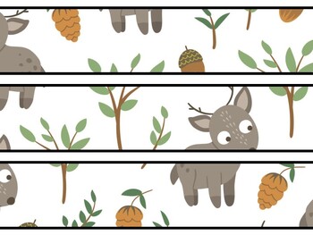 Deer Bulletin Board Decor Kit, Deer Letters