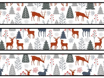 Deer Bulletin Board Decor Kit, Deer Letters