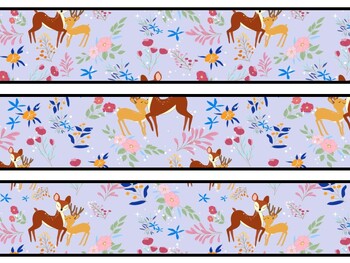 Deer Bulletin Board Decor Kit, Deer Letters