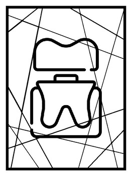 Dental Care Activities and Decor Kit, Decor, Coloring, Craft and Writing