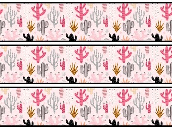 Desert Bulletin Board Decor Kit, Desert Letters
