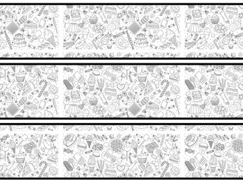 Desserts Bulletin Board Decor Kit, Desserts Letters