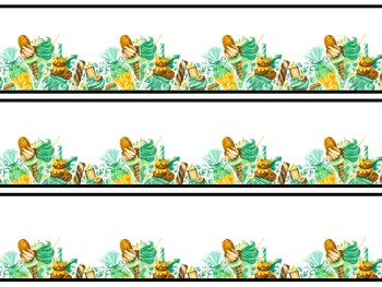 Desserts Bulletin Board Decor Kit, Desserts Letters