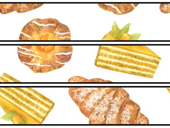 Desserts Bulletin Board Decor Kit, Desserts Letters