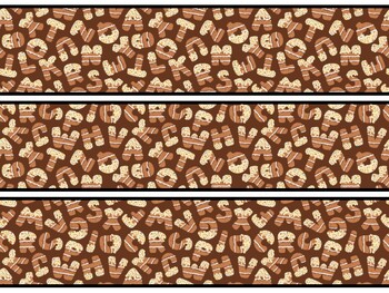 Desserts Bulletin Board Decor Kit, Desserts Letters