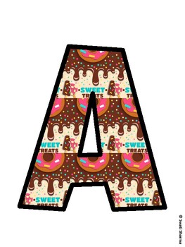 Desserts Bulletin Board Décor Kit, Desserts Bulletin Board Letters