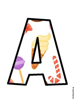 Desserts Bulletin Board Décor Kit, Desserts Bulletin Board Letters