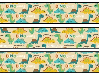 Dinosaur Bulletin Board Decor Kit, Dinosaur Letters, Dinosaur Borders