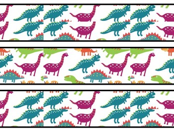 Dinosaur Bulletin Board Decor Kit, Dinosaur Letters, Dinosaur Borders