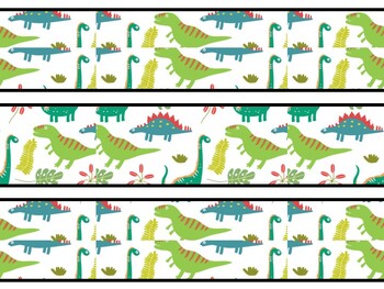 Dinosaur Bulletin Board Decor Kit, Dinosaur Letters, Dinosaur Borders