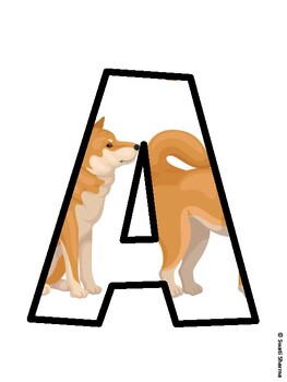 Dog Bulletin Board Decor Kit, Dog Bulletin Board Letters