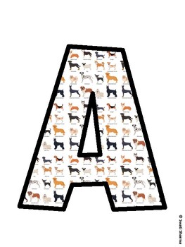 Dog Bulletin Board Decor Kit, Dog Bulletin Board Letters