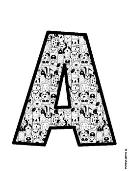 Dog Bulletin Board Decor Kit, Dog Bulletin Board Letters