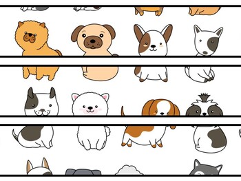 Dog Bulletin Board Decor Kit, Dog Letters