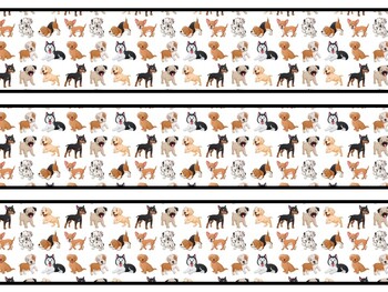 Dog Bulletin Board Decor Kit, Dog Letters