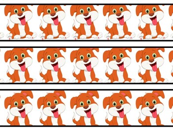 Dog Bulletin Board Decor Kit, Dog Letters