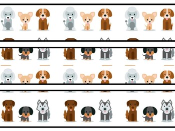 Dog Bulletin Board Decor Kit, Dog Letters