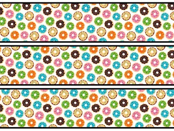 Donut Bulletin Board Decor Kit, Donut Letters