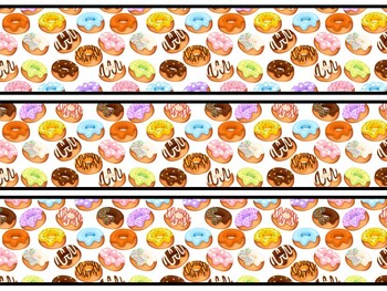 Donut Bulletin Board Decor Kit, Donut Letters