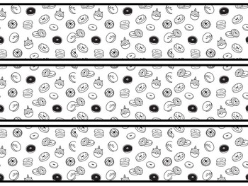 Donut Bulletin Board Decor Kit, Donut Letters
