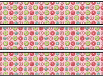 Donut Bulletin Board Decor Kit, Donut Letters