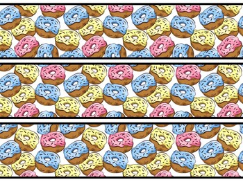 Donut Bulletin Board Decor Kit, Donut Letters