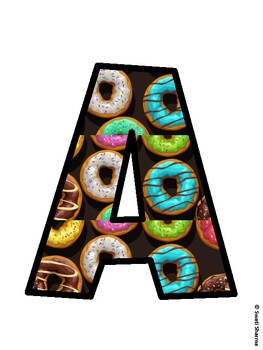 Donut Bulletin Board Décor Kit, Donut Bulletin Board Letters