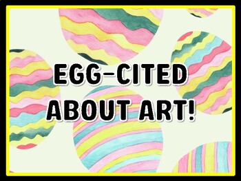 EGG-CITED ABOUT ART! Easter Door Décor, Easter Bulletin Board Décor Kit