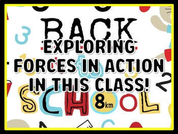 EXPLORING FORCES IN ACTION IN THIS CLASS! Grade 4 And 5 Science Door Decor