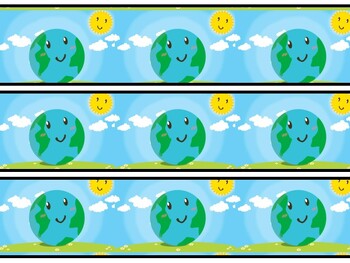 Earth Day Bulletin Board Decor Kit, Earth Day Letters