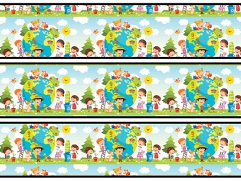 Earth Day Bulletin Board Decor Kit, Earth Day Letters