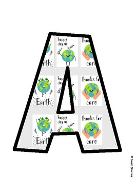 Earth Day Bulletin Board Décor Kit, Earth Day Bulletin Board Letters