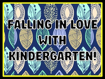 FALLING IN LOVE WITH KINDERGARTEN! Leaves Door Décor, Leaves Bulletin Board D