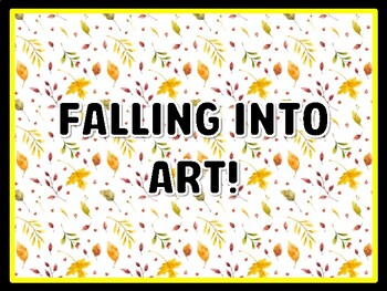 FALLING INTO ART! Leaves Door Décor, Leaves Bulletin Board Décor Kit
