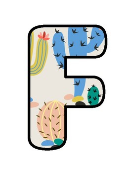 FAN-CACTUS SCIENCE FACTS!, Cactus, Succulent Bulletin Board Decor
