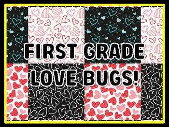 FIRST GRADE LOVE BUGS! Valentine's Day Door Décor, Valentine's Day Bulletin B