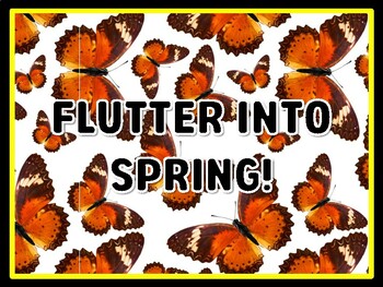 FLUTTER INTO SPRING! Butterfly Door Décor, Butterfly Bulletin Board Décor