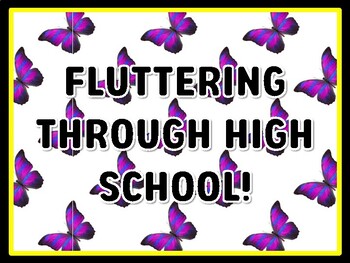 FLUTTERING THROUGH HIGH SCHOOL! Butterfly Door Décor