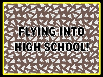 FLYING INTO HIGH SCHOOL! Air Transportation Door Décor