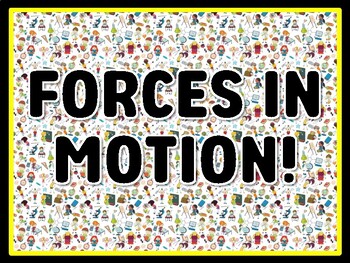 FORCES IN MOTION! Grade 1 Science Door Decor