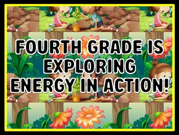 FOURTH GRADE IS EXPLORING ENERGY IN ACTION! Grade 4 And 5 Science Door Decor