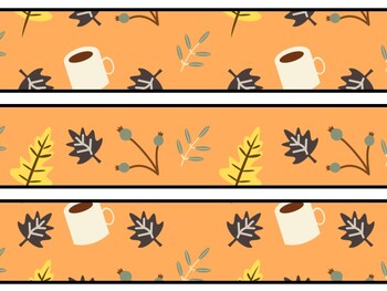 Fall Bulletin Board Decor Kit, Fall Letters