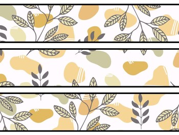 Fall Bulletin Board Decor Kit, Fall Letters