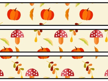 Fall Bulletin Board Decor Kit, Fall Letters