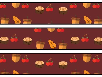 Fall Bulletin Board Decor Kit, Fall Letters